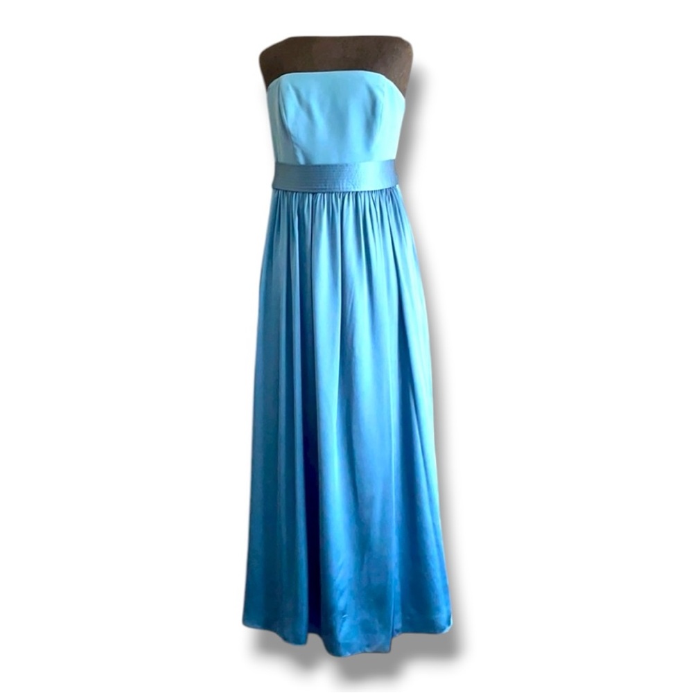 WHITE by Vera Wang size 12 Bridesmaid Dress blue